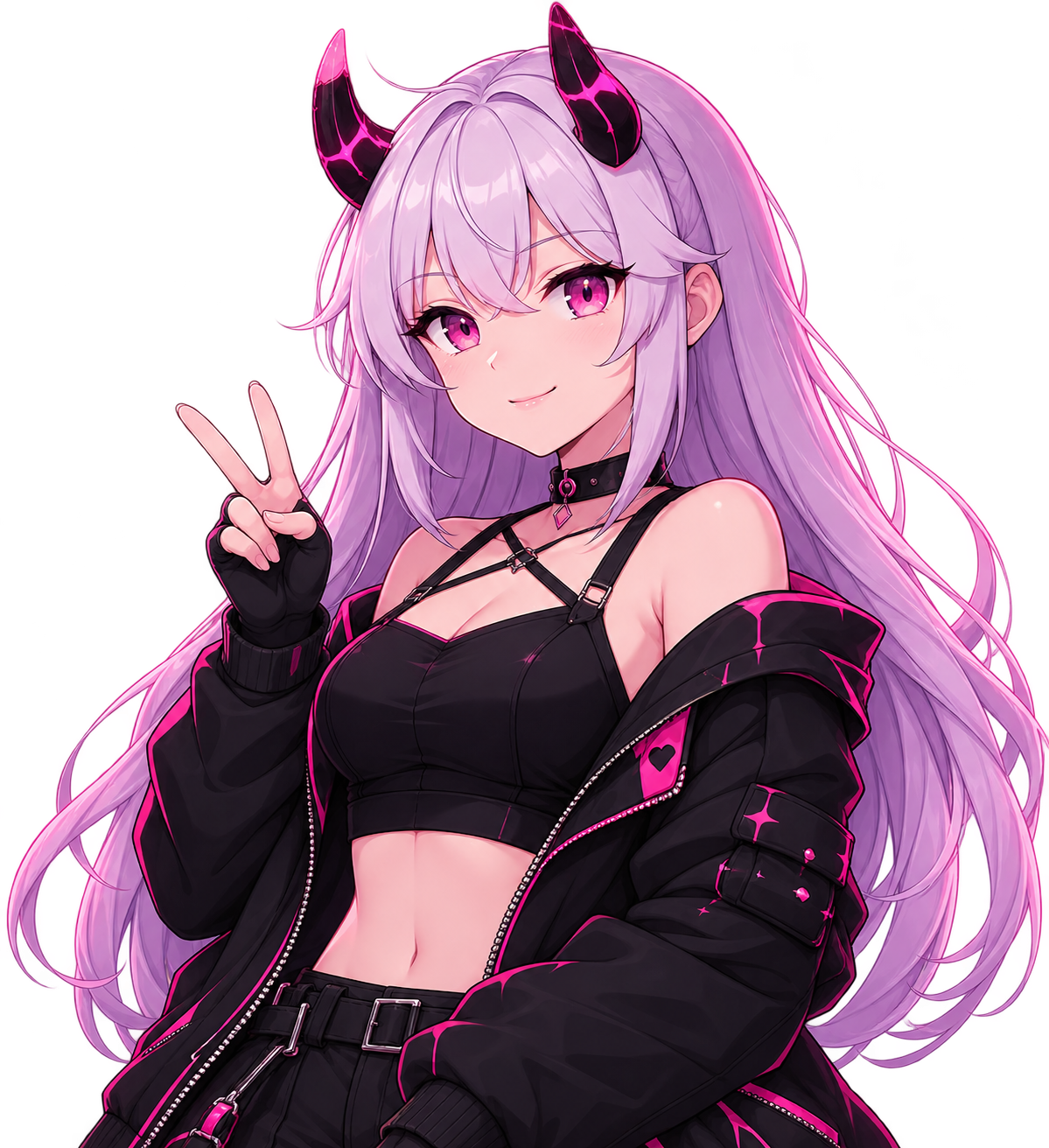 VROS character making a peace sign